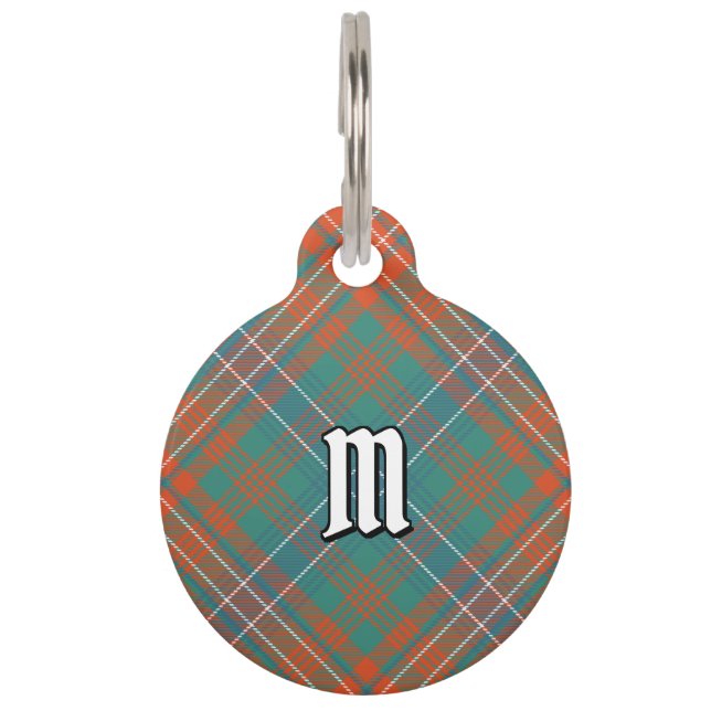 Clan Wilson Ancient Tartan Haustiermarke (Vorderseite)