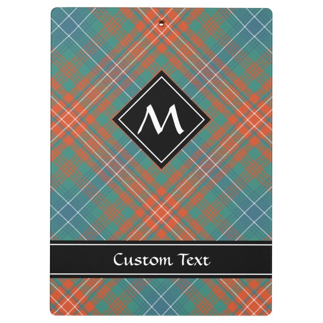 Clan Wilson Ancient Tartan Klemmbrett (Rückseite)