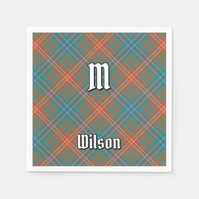 Clan Wilson Ancient Tartan Serviette (Vorderseite)