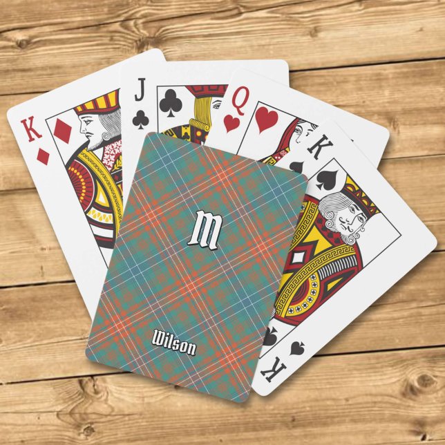 Clan Wilson Ancient Tartan Spielkarten (Von Creator hochgeladen)