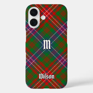 Clan Wilson Modern Tartan iPhone 16 Hülle