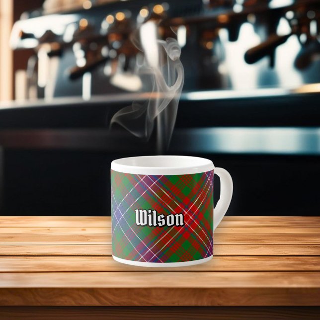 Clan Wilson Modern Tartan Espressotasse (Von Creator hochgeladen)