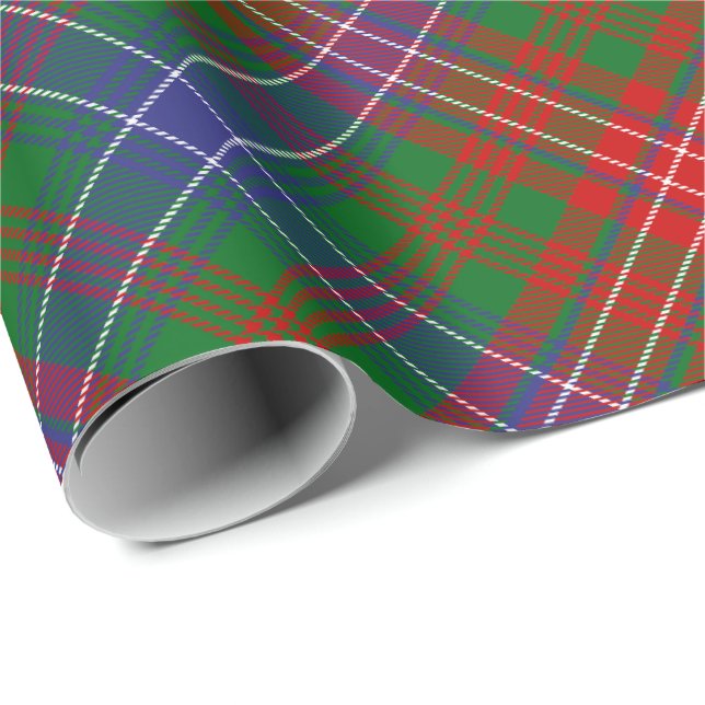 Clan Wilson Modern Tartan Geschenkpapier (Rolleneckpunkt)