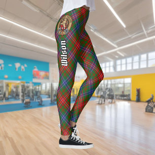 Clan Wilson Modern Tartan Leggings