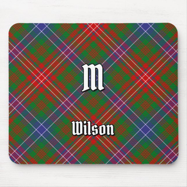 Clan Wilson Modern Tartan Mousepad (Vorne)