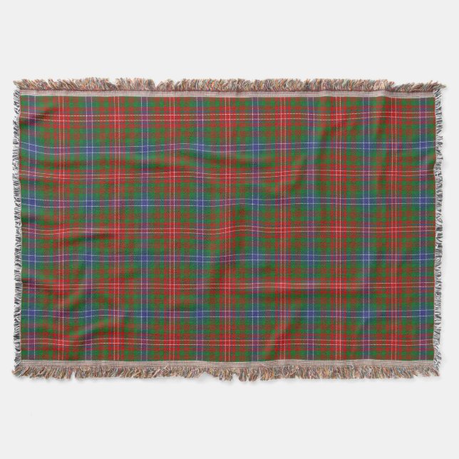 Clan Wilson Tartan Kariert Decke (Vorderseite)