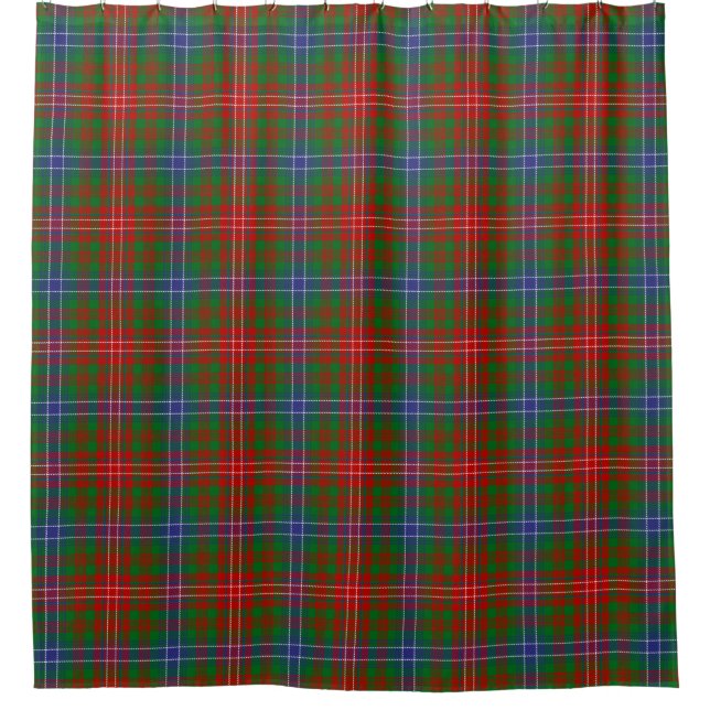 Clan Wilson Tartan Kariert Duschvorhang (Vorderseite)