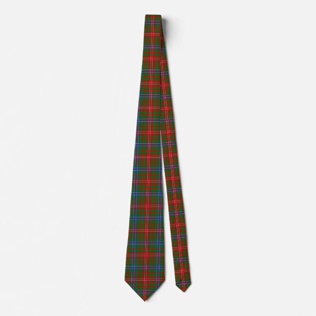 Clan Wilson Tartan Kariert Krawatte (Vorderseite)