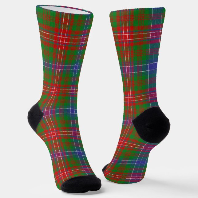 Clan Wilson Tartan Socken (Gewinkelt)