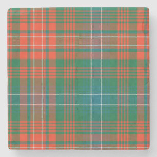 Clan-Wilsontartan-karierter SteinUntersetzer