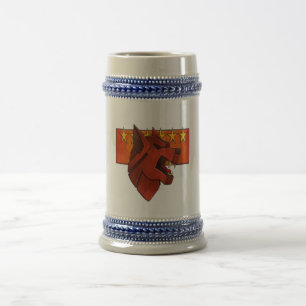 Clan-Wolf Stein Bierglas