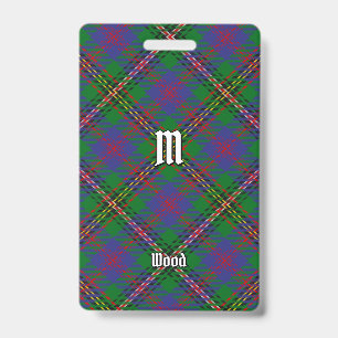 Clan Wood Tartan Ausweis