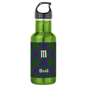 Clan Wood Tartan Edelstahlflasche