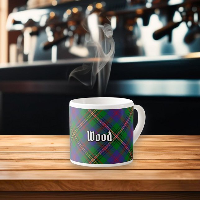 Clan Wood Tartan Espressotasse (Von Creator hochgeladen)