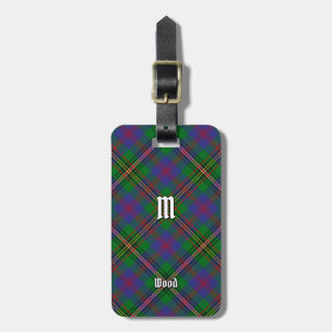 Clan Wood Tartan Gepäckanhänger