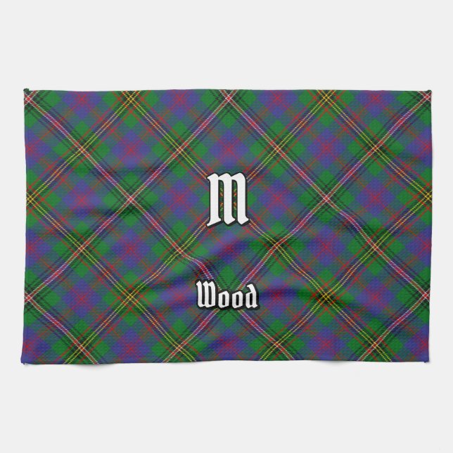 Clan Wood Tartan Geschirrtuch (Horizontal)