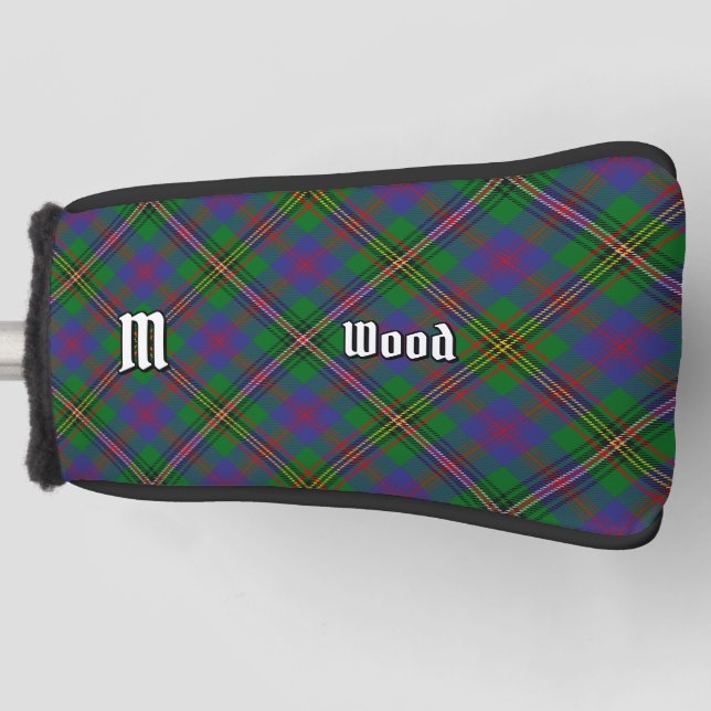 Clan Wood Tartan Golf Headcover (Vorderseite)