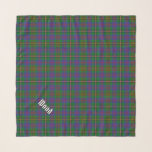 Clan Wood Tartan Scarf Schal<br><div class="desc">Clan Wood traditioneller Tartan mit modernen Farben. Nahtloses Muster. Eigener Text.</div>