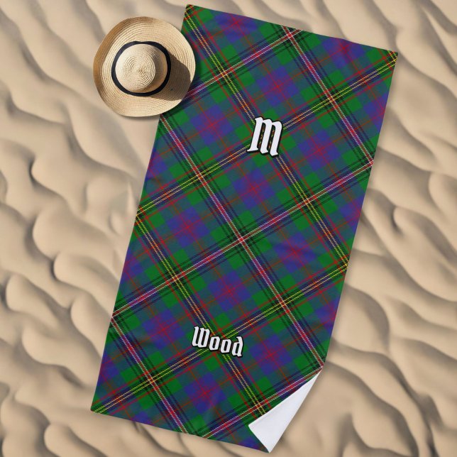 Clan Wood Tartan Strandtuch (Von Creator hochgeladen)