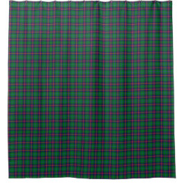 Clan Young Tartan Kariert Duschvorhang