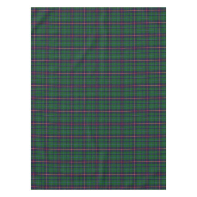 Clan Young Tartan Karierte Tischdecke (Vorderseite)