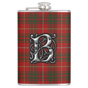 ClanBrucetartan-alte Schottland-Flasche Flachmann