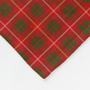 ClanBruceTartan Fleecedecke