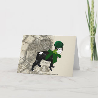 Clancey O Doggy St Patricks Day Card Karte