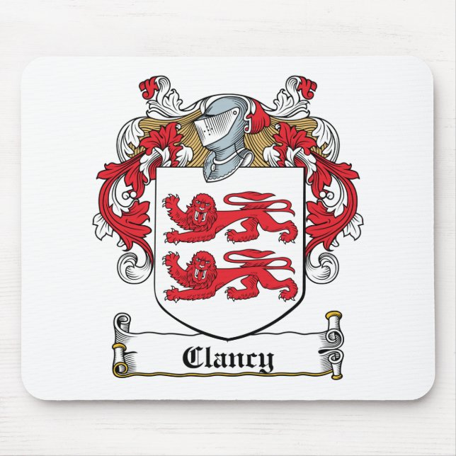 Clancy Familienwappen Mousepad (Vorne)