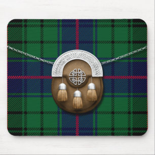 ClanDavidson Tartan und Sporran Mousepad