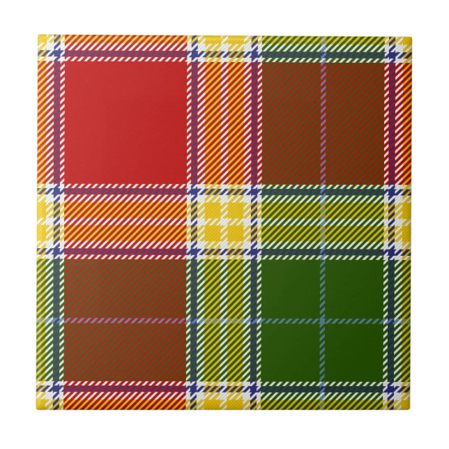ClanGibsonTartan Fliese (Vorderseite)