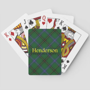 ClanHendersonScottishTartan Spielkarten