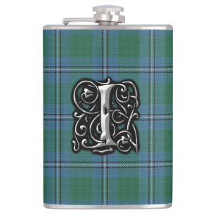 ClanIrvine Irwin Tartan-alte Schottland-Flasche Flachmann