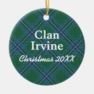 ClanIrvineScottishTartan Keramikornament