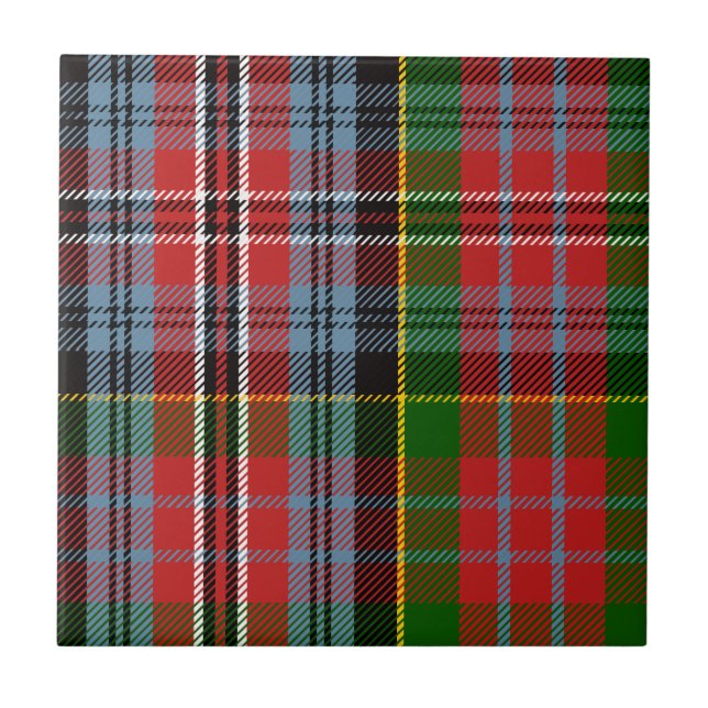 ClanMacPhersonTartan Fliese (Vorderseite)