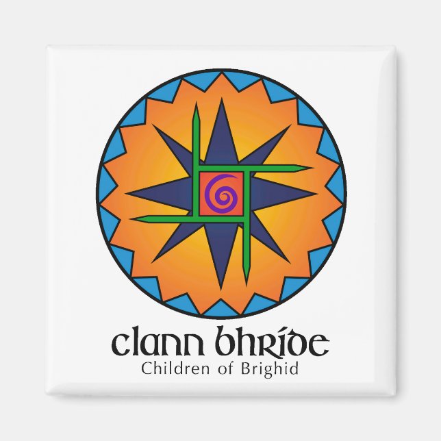 Clann Bhride Square Magnet (Vorne)