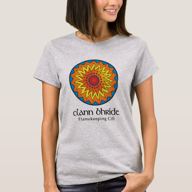 Clann Bhride Womens Flamekeeping Cill T-Shirt (S-3 (Vorderseite)