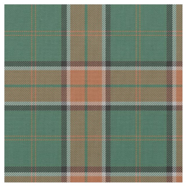 ClanPollockschottischer Tartan-kariertes Gewebe Stoff (Nahaufnahme)
