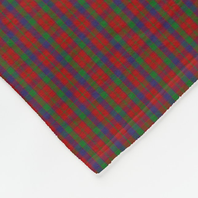 ClanRobertsonTartan Fleecedecke (Ecke)