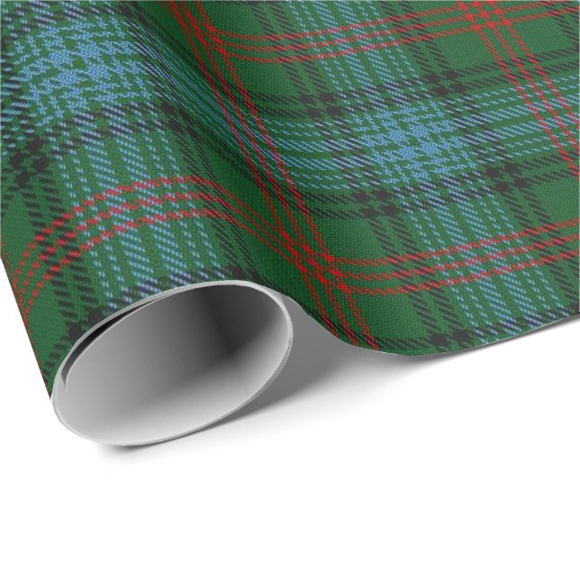 ClanRossScottishTartan Geschenkpapier (Rolleneckpunkt)