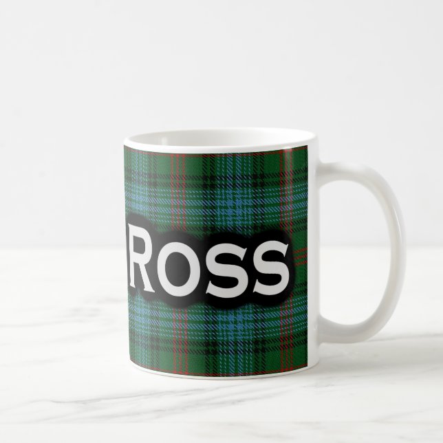 ClanRossTartanScottish Tasse (Rechts)