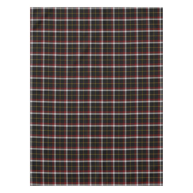 Clanschwarzer Tartan Tischdecke (Vorderseite)