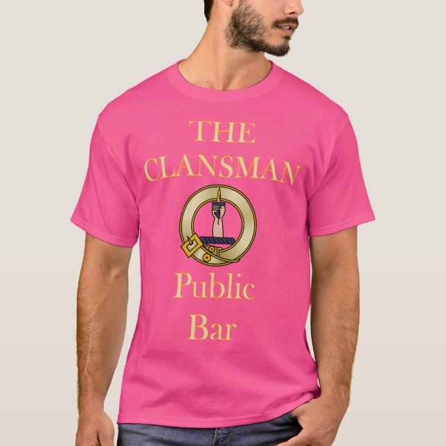 Clansman Public Bar Still Game Glasgow T-Shirt (Vorderseite)