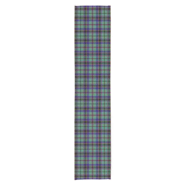ClanStevensonTartan Kurzer Tischläufer (Vorderseite)