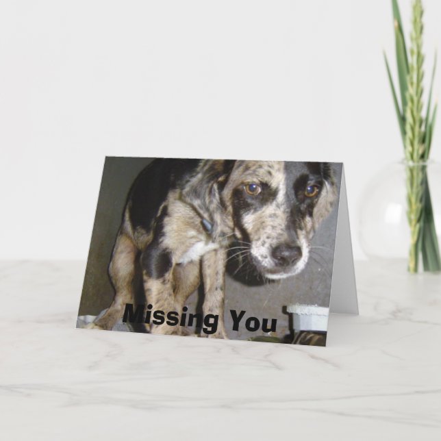 clantonone, Missing You  Karte (Vorderseite)