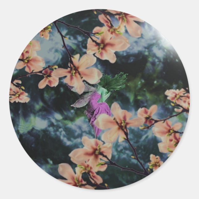 Clap, wenn Sie glauben Runder Aufkleber (Vorderseite)