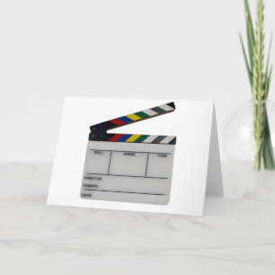 Clapboard-Filmregisseurstafel Karte