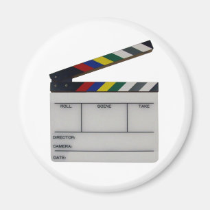 Clapboard-Filmregisseurstafel Magnet