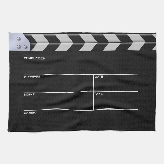 Clapperboard Kino Küchentuch (Horizontal)