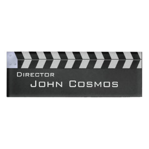 Clapperboard Kino Namenschild
